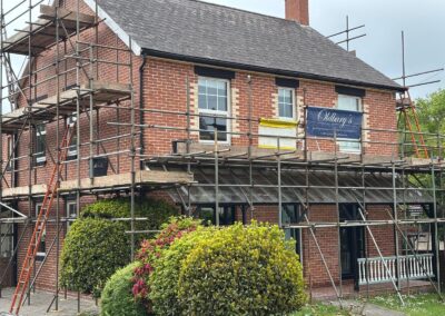 Full House Repointing Restoration in Lime Mortar Exmouth Oldbury's